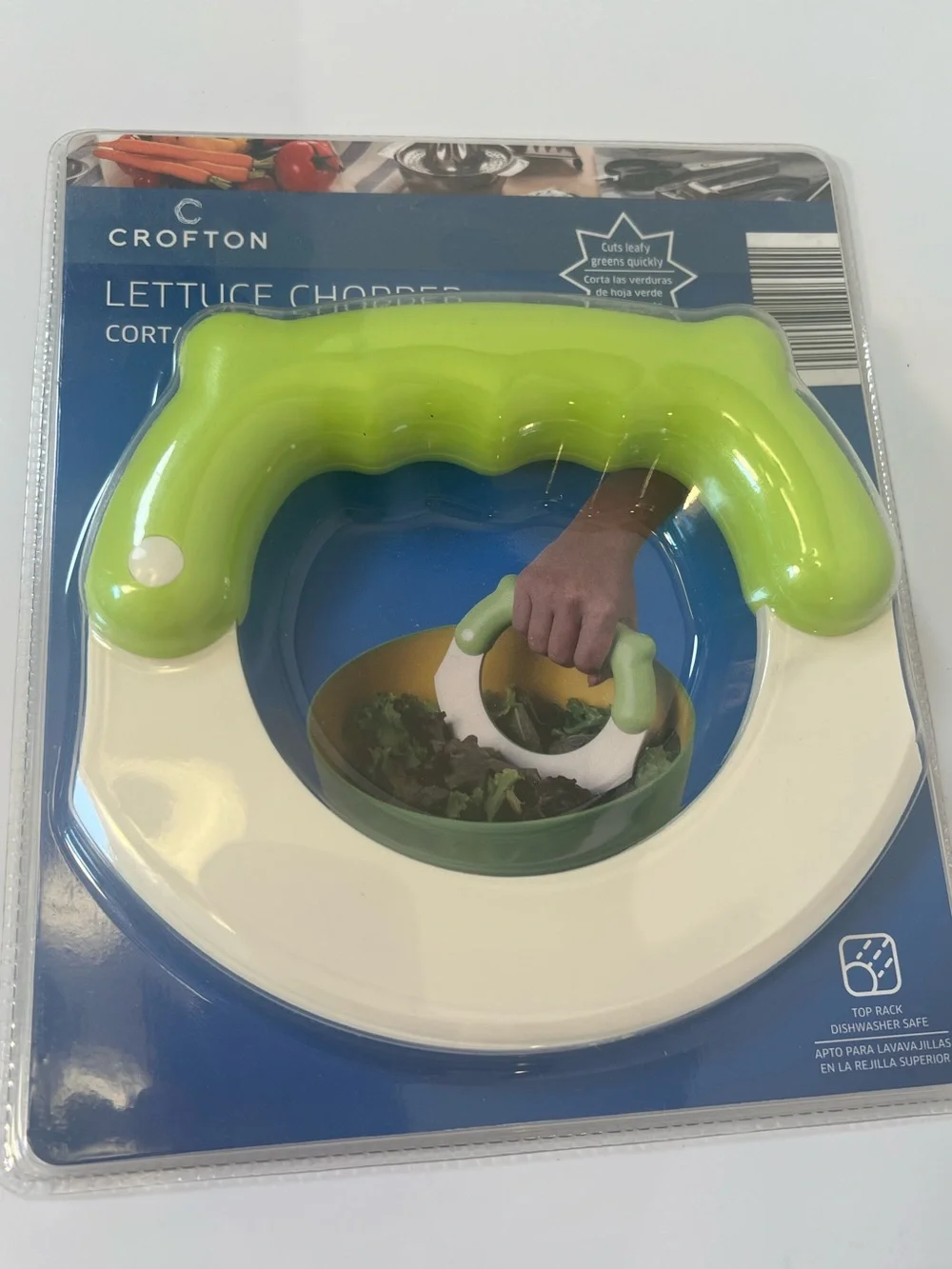 New Crofton Green Lettuce Chopper & Kirkton House Black Matte Lid Sorter—NWT